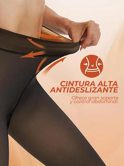 Pantimedias MAGIC efecto pierna al desnudo con forro polar