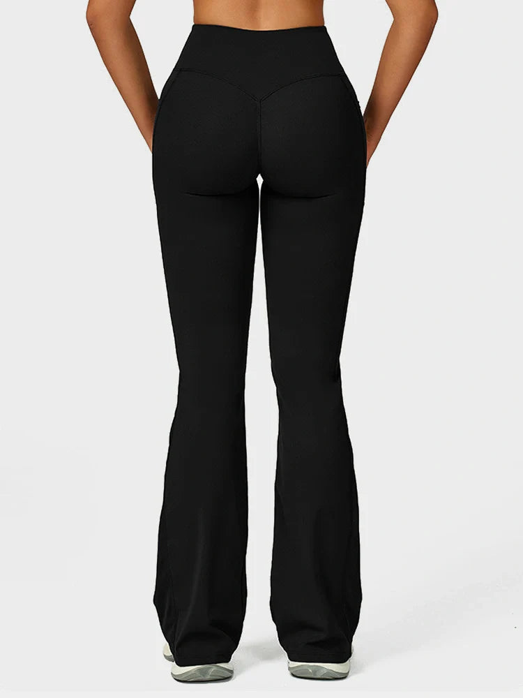 Arivelle High-Waist Flare Lounge Pants