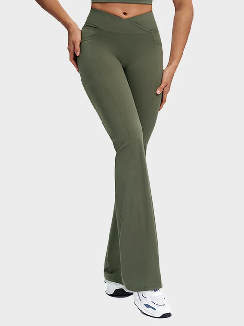 Arivelle High-Waist Flare Lounge Pants