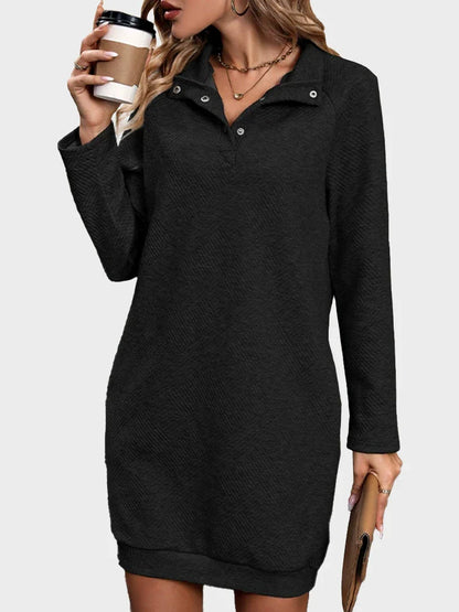Women’s Long Sleeve Sweatshirt Dress