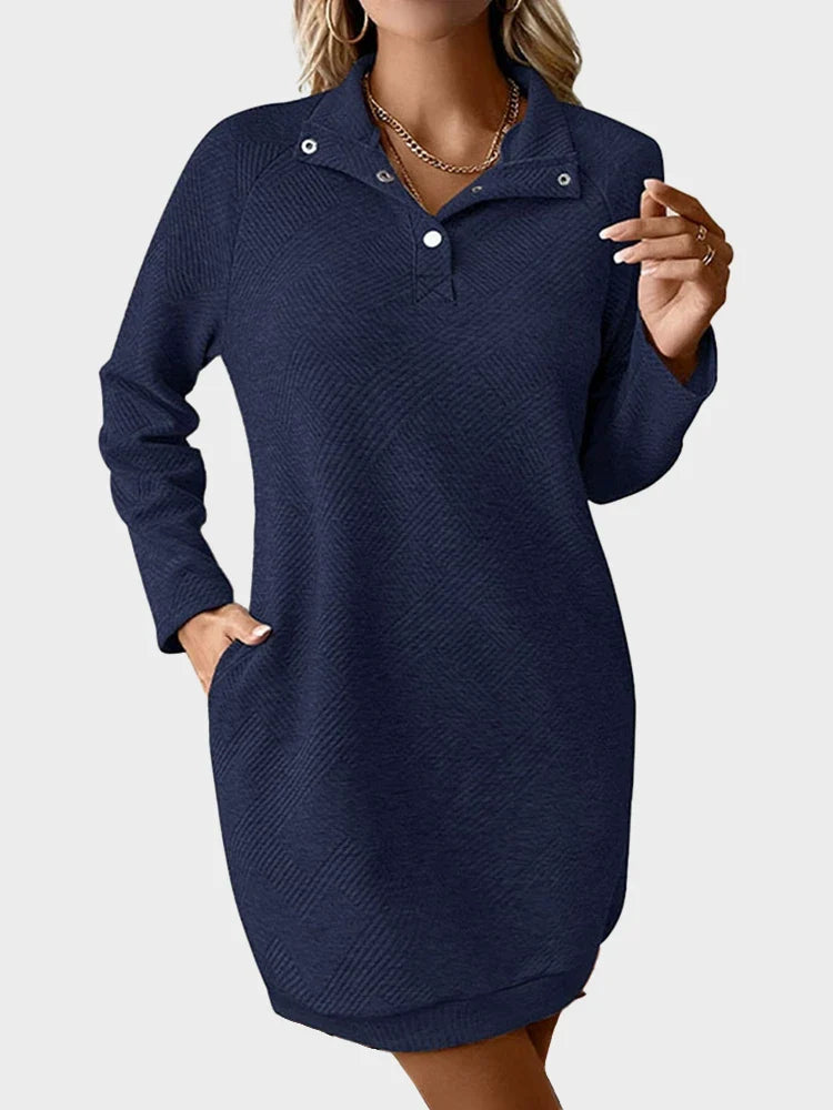 Women’s Long Sleeve Sweatshirt Dress