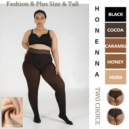 Plus Size Skin Winter Leggings
