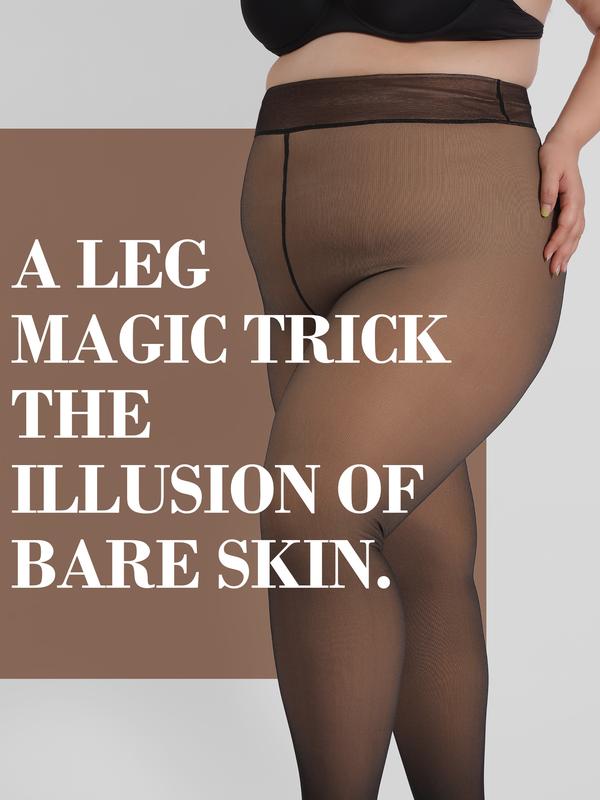 Plus Size Skin Winter Leggings