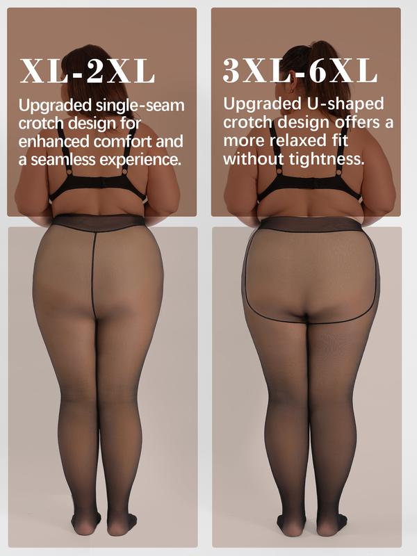 Plus Size Skin Winter Leggings