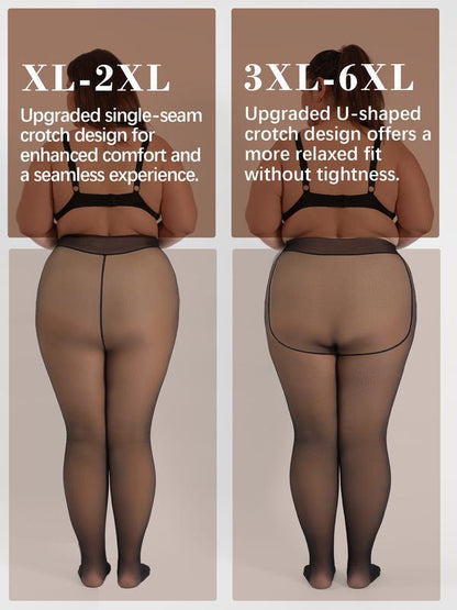 Plus Size Skin Winter Leggings